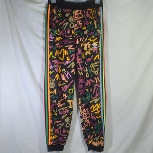 Adidas Originals x Kris Andrew Small Love Unites Printed Sweat Track Pants XS